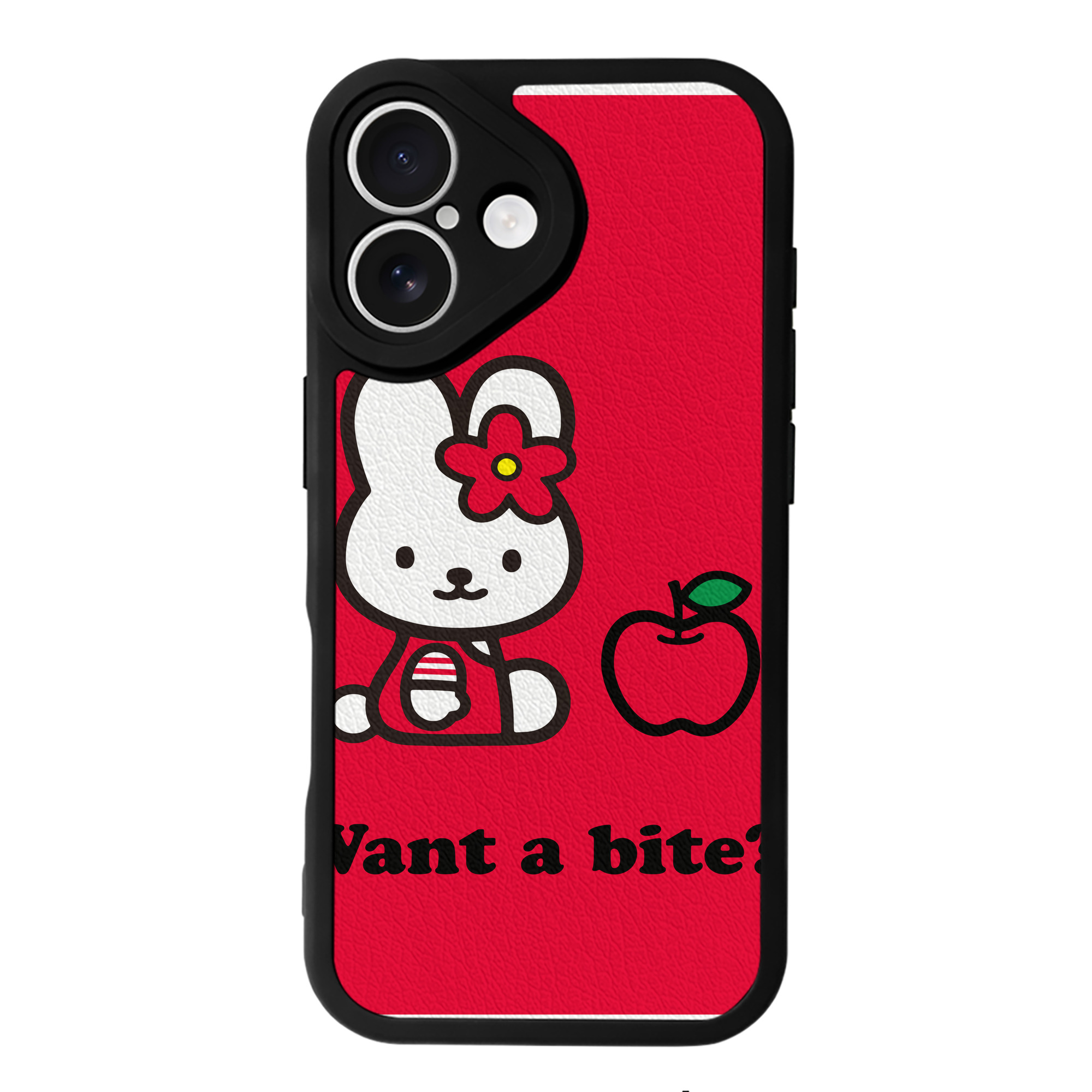 （画像用） Hello Kitty ハローキティ 【iPhone 16シリーズ対応】シリコンスマホケース（レザー調） 材質：シリコン